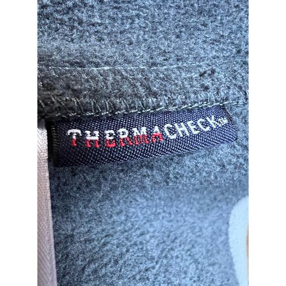 Land’s End Women's Dark Gray Hooded Sherpa Fleece Full Zip Jacket Medium 10-12 - Picture 11 of 11